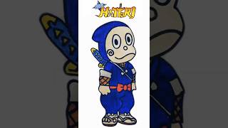 Draw Ninja Hattori Easily ninjahattori ninjahattoricartoon ninjahattoriinhindi [upl. by Hannah]