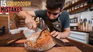 15 Mistakes Most Beginner Sourdough Bakers Make [upl. by Li]