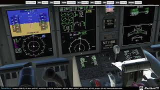 XP12  Hotstart CL650  Shared Cockpit from Nantes to Marseille  Emergency 02 [upl. by Jenifer195]