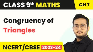 Congruency of Triangles  Triangles  Class 9 Maths Chapter 7 [upl. by Anagnos]