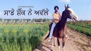 ਸਾਡੇ ਸ਼ੌਂਕ ਨੇ ਅਵੱਲੇ  Shonk Mitran Da  Ravinder Grewal Farmhouse [upl. by Inot]