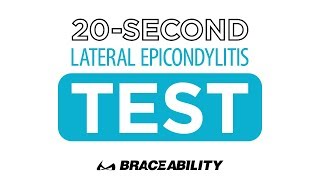 Lateral Epicondylitis Test  Find out If You Have Tennis Elbow in Just 20 Seconds [upl. by Shue]