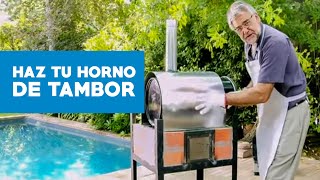 Cómo hacer un horno de tambor con ladrillos refractarios [upl. by Vada]