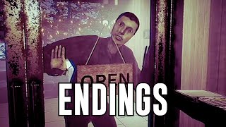 The Closing Shift Game 閉店事件  All Endings [upl. by Aholla463]