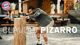 What is Claudio Pizarro doing  FC Bayern Legends 7 [upl. by Einiar]