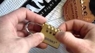 Combination lock brinks [upl. by Ayenat]