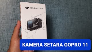 UNBOXING DJI OSMO ACTION 3 BAHASA INDONESIA [upl. by Seda521]