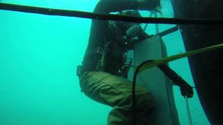 Underwater Welding commercial diving [upl. by Eurd]