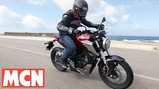 Honda CB125R  First Rides  Motorcyclenewscom [upl. by Enileuqaj]