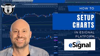 eSignal Software How to Setup Charts In Their Platform [upl. by Olli]