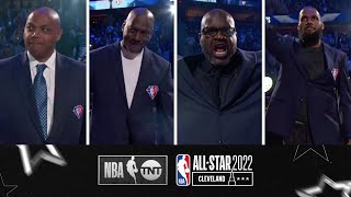 The NBA 75th Anniversary Ceremony at AllStar Was Legendary  NBA on TNT [upl. by Nurse]