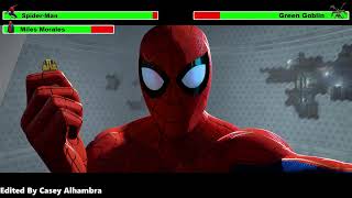 SpiderMan Into the Spider Verse 2018 Subway Battle with healthbars [upl. by Cathleen304]