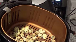 POWER AIR FRYER XL and BREADED OKRA review [upl. by Odareg896]