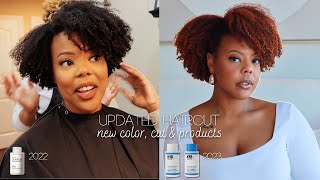 Natural Hair Vlog  New YEAR New Heart Shaped Curly Cut  Natural Hair Journey 2024  K18 [upl. by Inafets]