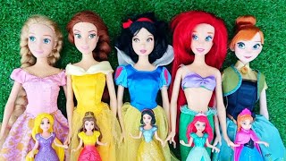 Looking for Disney Princess Dresses DIY Miniature Ideas for Barbie Wig Dress Faceup and More DIY [upl. by Yhtomiht]