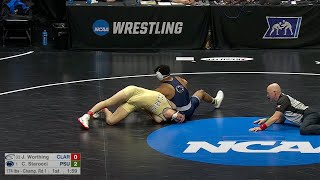 174lbs Carter Starocci Penn State vs John Worthing Clarion [upl. by Dietsche]