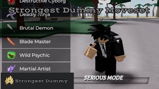 StrongestWeakest dummy moveset inspired by IfimootPlayz [upl. by Beckie]