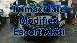 Immaculate Modified Ford Escort XR3i Plus Cold Start Exhaust Sound [upl. by Bellamy]