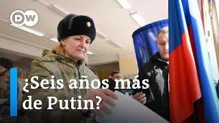 Rusia celebra unas elecciones presidenciales que garantizan el poder a Putin [upl. by Larrie]