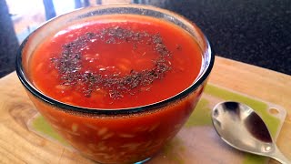 Easy Tomato Noodle Soup Recipe HCLF RT4 [upl. by Emanuela]