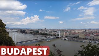 Walking From Vigadó square To Citadella  Budapest  Hungary 4k Ultra HD 60fps [upl. by Lontson45]