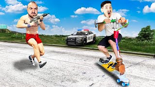 IGRAMO GANJE U GTA 5 Nije mogao da me stigne [upl. by Braynard]