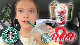 Starbucks Baristas Pick My Drinks For A Week Vlog Day 106  Jayden Bartels [upl. by Bennir]