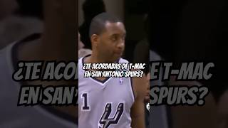 ¿Te ACORDABAS de TRACY MCGRADY en los SPURS nba [upl. by Ahsiuq997]