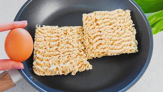 Super Easy Egg Ramen Noodles recipe  Quick and delicious [upl. by Anaeed]