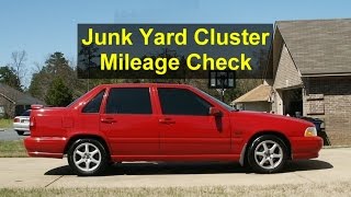 How to check the mileage in a Volvo with a digital cluster Volvo S70 V70 XC70 etc  VOTD [upl. by Sumahs]