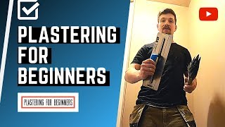 Learn How To Plaster A Wall For Beginners START TO FINISH [upl. by Eilyah86]