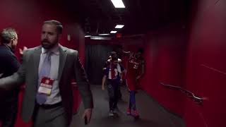 Embiid in total tears walking through the tunnel of a heartbreaking loss to the Raptors [upl. by Grethel]