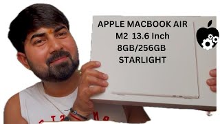 Apple MacBook Air M2  136 Inch  8GB256GB  STARLIGHT  unboxingvideo [upl. by Aimekahs223]