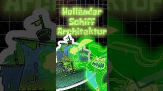 Das Schiff vom fliegenden Holländer erklärt👀 architektur spongebob fliegenderholländer horror [upl. by Jarl]