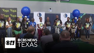 Dallas Mavericks and Sands Corporation support For Oak Cliff with 100K donation [upl. by Saihtam]