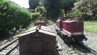 Fahrtag auf der Gartenbahn in Werdau [upl. by Kulseth658]