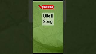 New Song UlleUlle2023 Artist Shakthisree Gopalan [upl. by Shotton898]