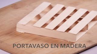 Como Hacer Portavasos en Madera  HomeArtTv por Juan Gonzalo Angel [upl. by Giusto]