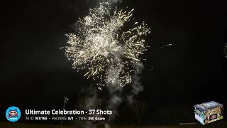 MX165 Ultimate Celebration 37 shots 350 Gram MultiShot  Sky Bacon Fireworks 2024 [upl. by Rickard]