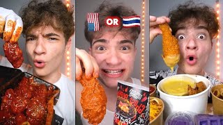 Spicy Food Challenge  giant food food reaction spizee [upl. by Nilyam]