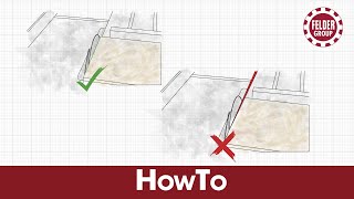 Freischnitt am Formatschiebetisch  Felder Group HowTo [upl. by Stieglitz]