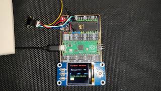 RP2040 Raspberry PI PICO  IR Rangefinder with ToF050 MODBUS and Waveshare ST7735 TFT Pi HAT [upl. by Gaudet]