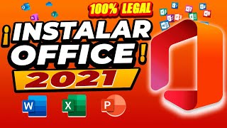 Como descargar e INSTALAR OFFICE 2021  LEGAL y seguro 2024 [upl. by Ynffit643]