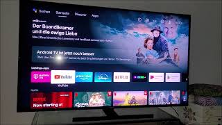 Einrichtung des Medion X15023 4 k QLED 50 Zoll TV [upl. by Ahsat529]