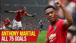 Anthony Martial reaches 75 goals for Manchester United  Every Goal [upl. by Lodmilla]