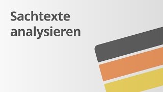 Sachtexte analysieren – einen Schluss schreiben  Deutsch  Textanalyse und interpretation [upl. by Edelsten937]