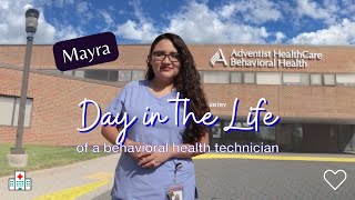 Day in the Life of a Behavioral Health Technician  Mayra at Adventist HealthCare Maryland [upl. by Ydissac]