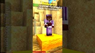 best bedwars server for Minecraft 121 PE minecraftshorts shorts [upl. by Vine]