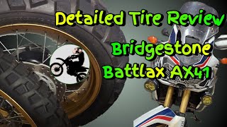 Detailed Tire Review  Bridgestone Battlax AX41 [upl. by Gristede]