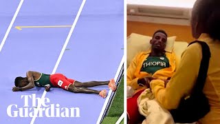 Ethiopia’s Lamecha Girma recovering after horror fall in 3000m steeplechase [upl. by Hamimej]